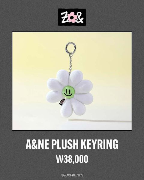 アイドル A&NE PLUSH KEYRING gdragon ZONFRIENDS G-DRAGON Official A&NE PLUSH Keyring ZO&FRIENDS First Pop-up