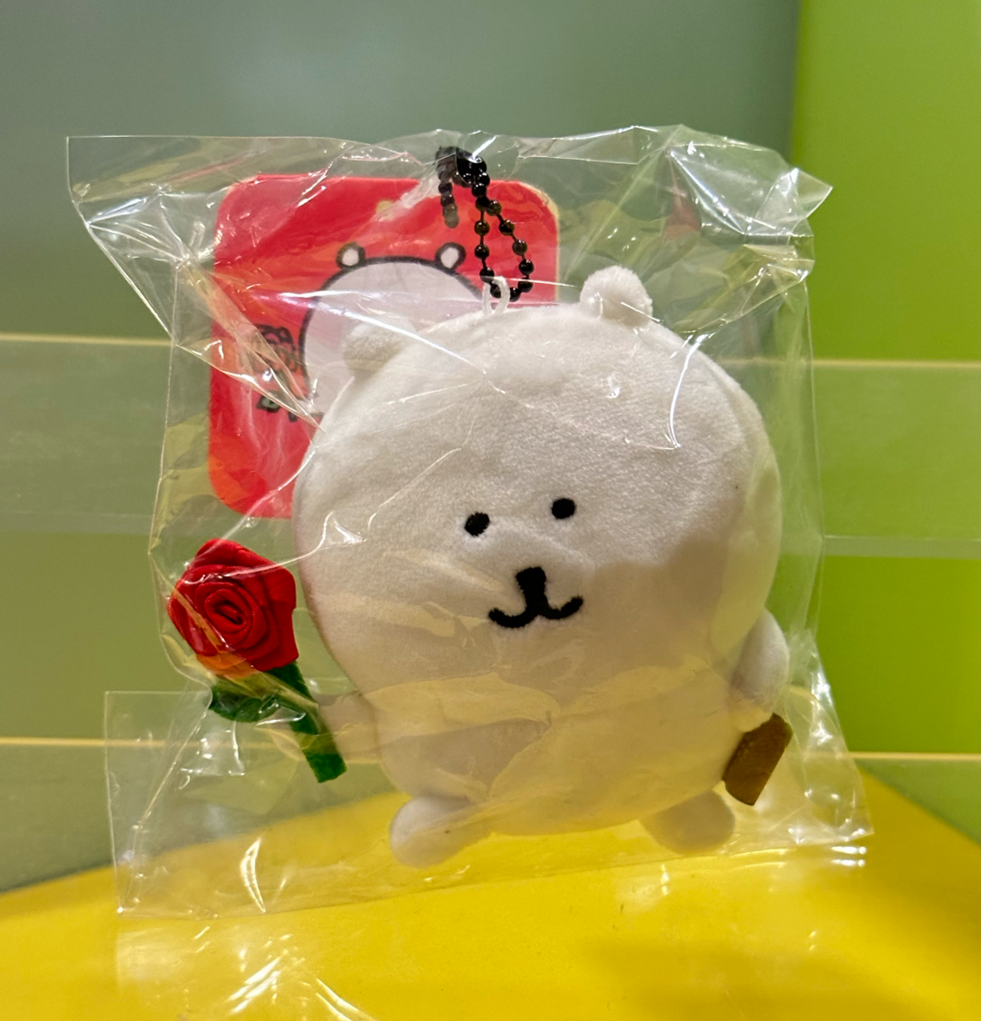 現貨】最後一隻超稀有Chiikawa日本正版自嘲熊jokebear 玫瑰花白熊掛件