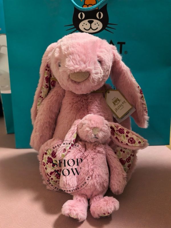【中国北京限定】 Blushkin Blossom Bunny 現貨] A1704 - 英國Jellycat 北京限定Blushkin Blossom Bunny Bag