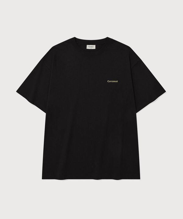 COVERNATのSeoul Logo T-Shirt 全4色 MUSINSA公式 | COVERNAT Seoul Logo T-Shirt Black