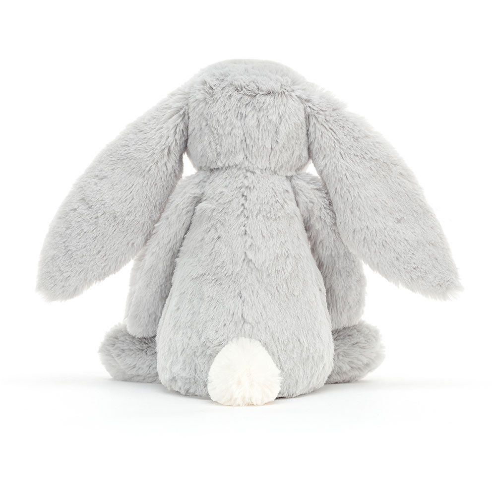 現貨] A2235 - 英國Jellycat Bashful Shimmer Bunny 銀色星星耳兔仔