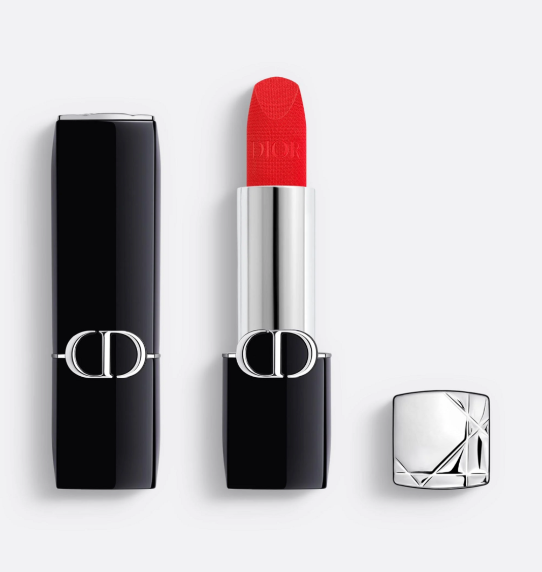 口紅 Dior DIOR-迪奧VELVET傲姿絲絨唇膏/口紅888#STRONG RED 3.5g[3348901658546
