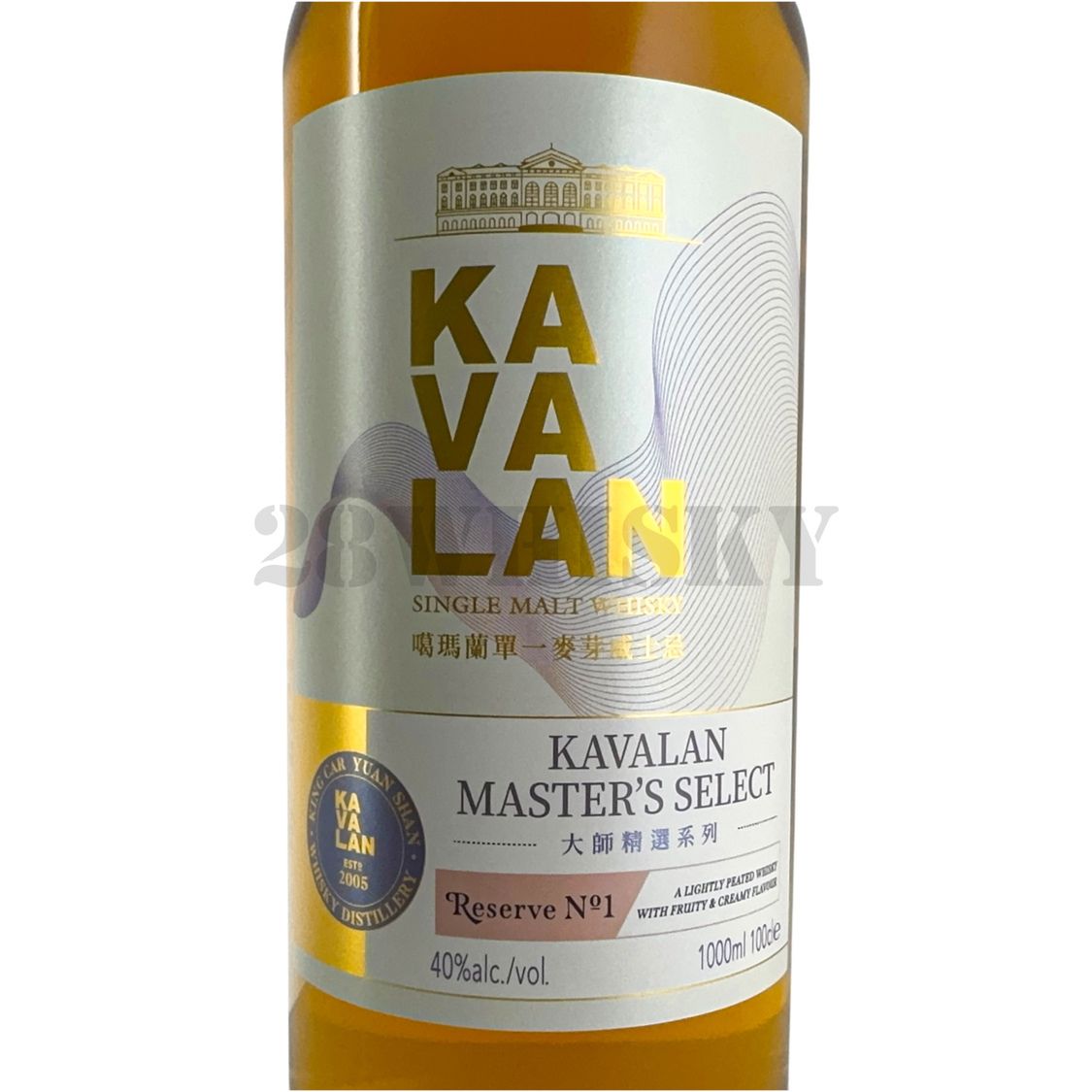 噶瑪蘭KAVALAN 2023 大師精選Master's Select Reserve No.1 1000ml 40