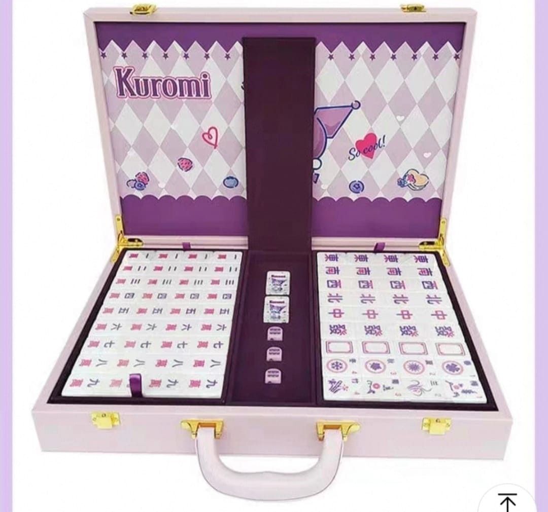 SANRIO-限定版Sanrio Kuromi 正版授權亞加力麻雀套裝Kuromi麻雀｜MM Mall