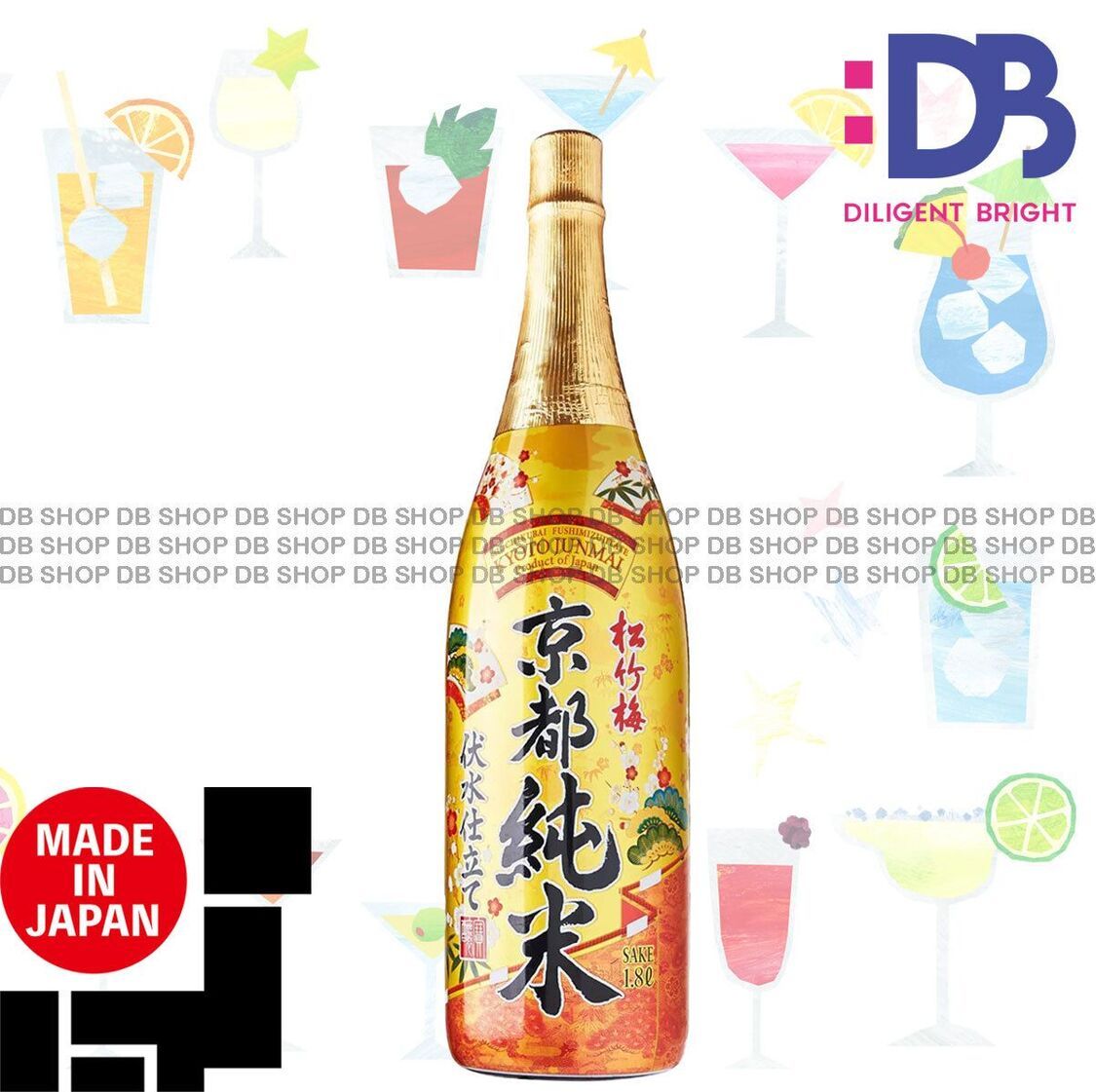 Takara-日本松竹梅京都伏水純米清酒(1.8公升X 1)｜DB SHOP