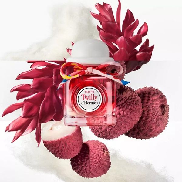Hermès-愛馬仕TUTTI TWILLY D'HERMES絲巾(絲意荔韻)EDP女士濃