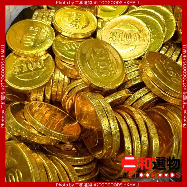 Trolli-金幣朱古力10粒款式隨機出貨細包裝金幣造型最愛夾糖賀年食品全