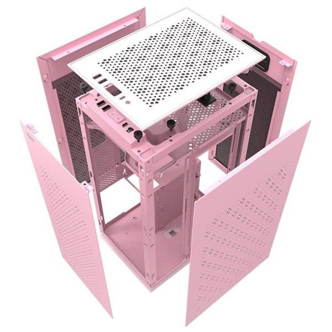 DLH21 (Pink) ミニITXケース 未使用品 darkFlash releases the