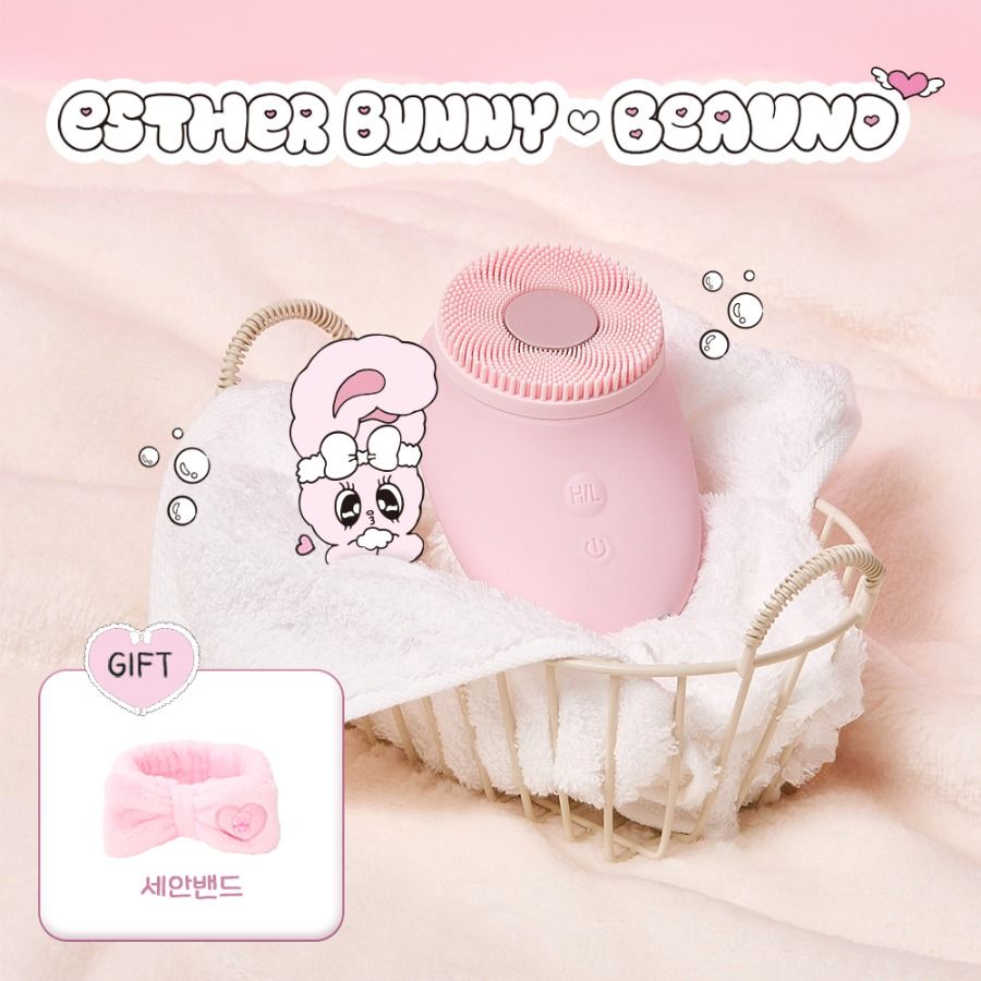 BEAUND 【公式】エスターバニー ウルトラウェーブ振動クレンザー beaund x Esther Bunny 特別版- Ultra-Wave 震動洗臉機｜ahhoop9 韓國