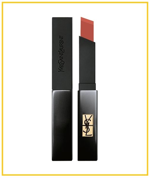 YVES SAINT LAURENT 聖羅蘭奢華緞面絨霧小黑條口紅唇膏 YSL THE SLIM VELVET RADICAL ...