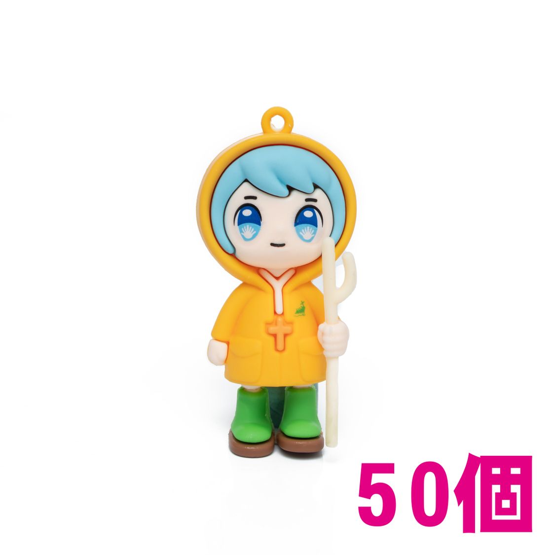 Hold Hands-梵蒂岡2025年禧年吉祥物-LUCE (軟膠-鎖匙扣、掛件）x50個（將希望帶給身邊人-分享裝）｜Border-Mart