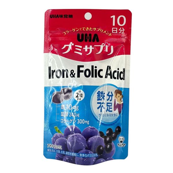 味覺糖-營養補充軟糖 (鐵和葉酸) 20tabs[4902750650268] ｜mini ZAKURA