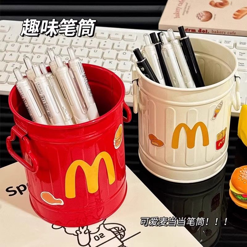 個性創意筆筒麥當當擺件學生桌面文具收納盒辦公室卡通筆筒大容量｜GIBP智选
