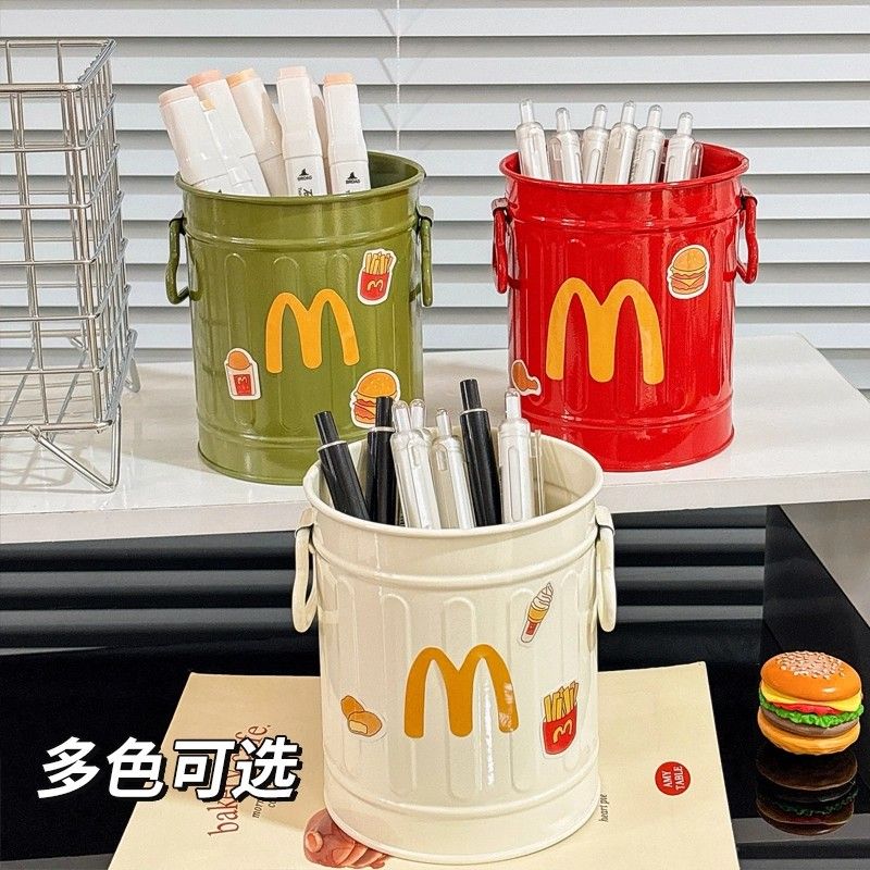 個性創意筆筒麥當當擺件學生桌面文具收納盒辦公室卡通筆筒大容量｜GIBP智选